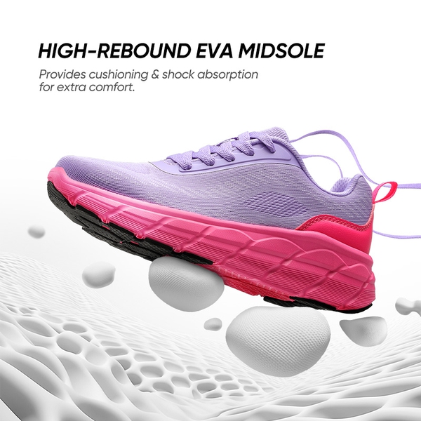 [ActiveHarmony] Women's Lifestyle Sneakers - PURPLE - 3